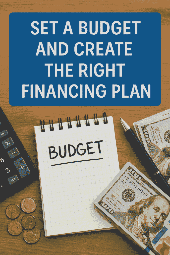 बजट तय करें और सही फाइनेंसिंग प्लान बनाएं