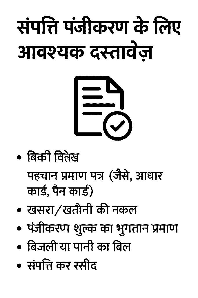संपत्ति पंजीकरण के लिए आवश्यक दस्तावेज़