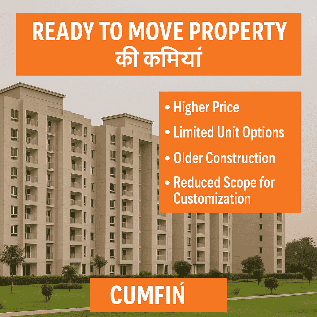 Ready to Move Property की कमियाँ