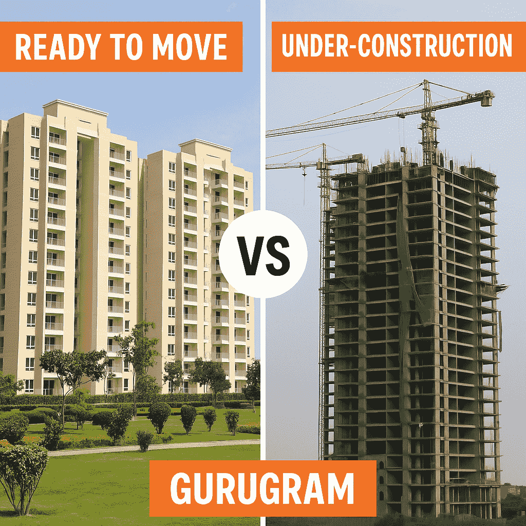गुरुग्राम में रेडी टू मूव बनाम अंडर-कंस्ट्रक्शन प्रॉपर्टी