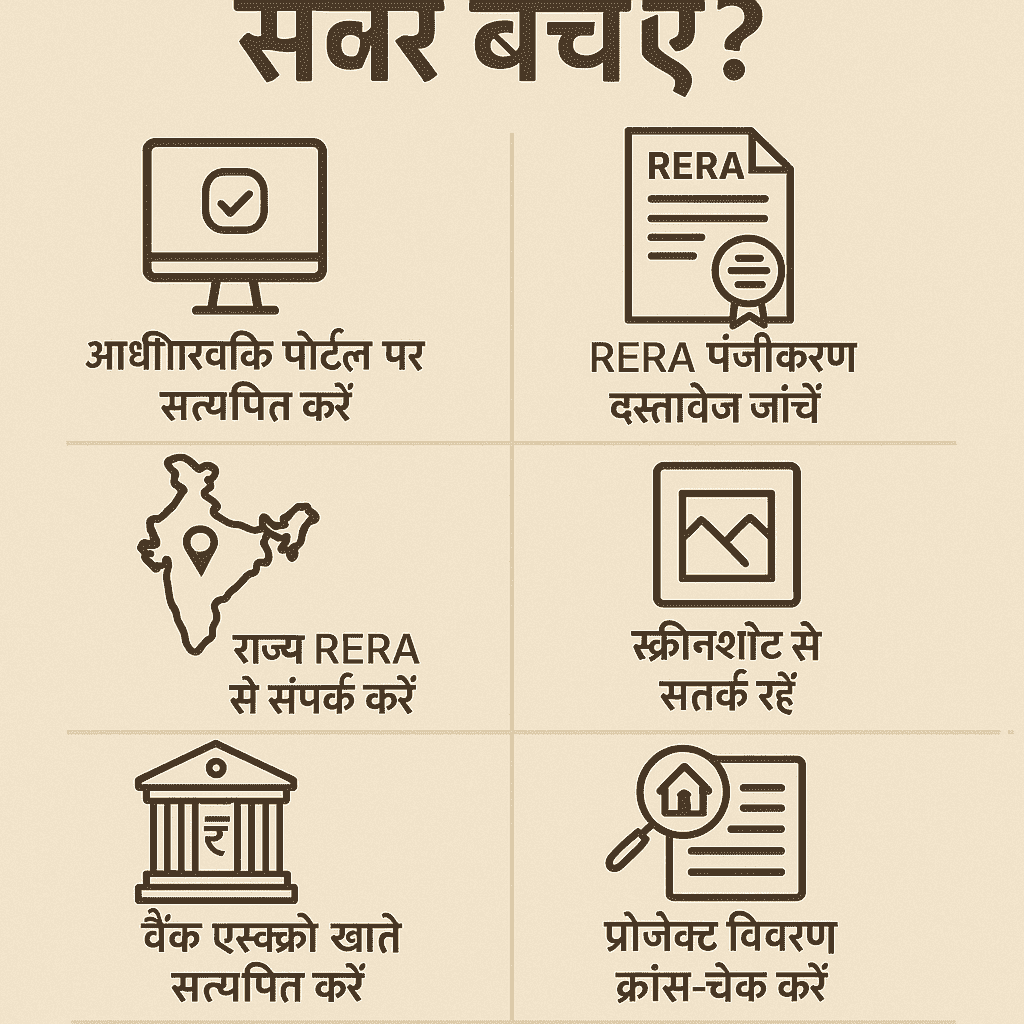 नकली RERA नंबर से कैसे बचें?
