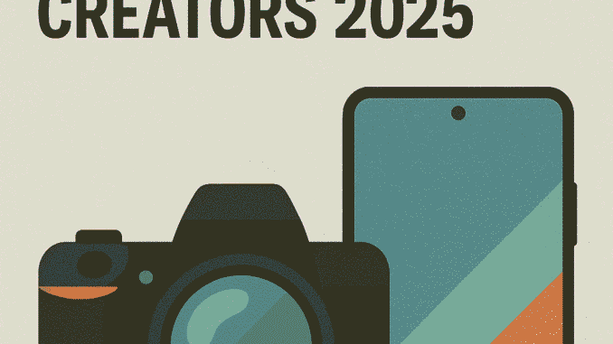 Best Cameras and Mobile Phones Gurgaon Creators 2025
