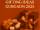 Festive Diwali gift setup with sweets, candles, diyas, and a wrapped present symbolizing Best Diwali Gifting Ideas Gurgaon 2025.