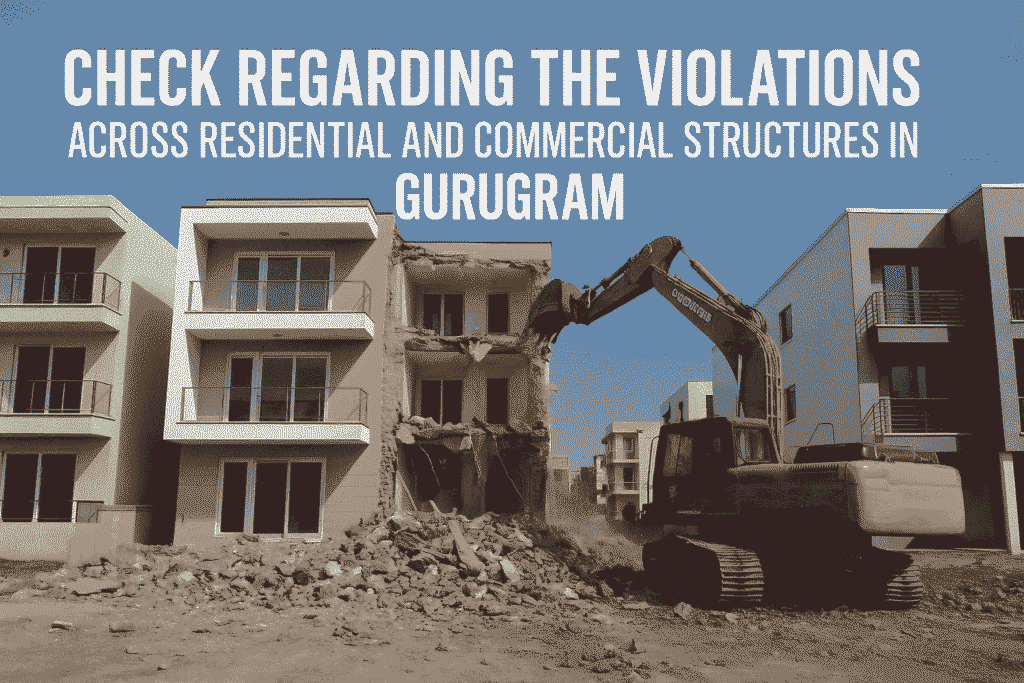 गुरुग्राम अवैध निर्माण कार्रवाई