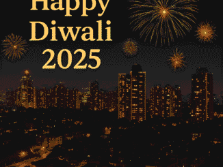 Happy Diwali 2025 Gurugram City Night with Fireworks