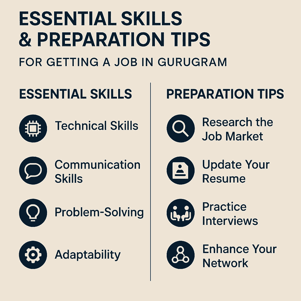 Essential Skills & Preparation Tips to Get a Job in Gurugram