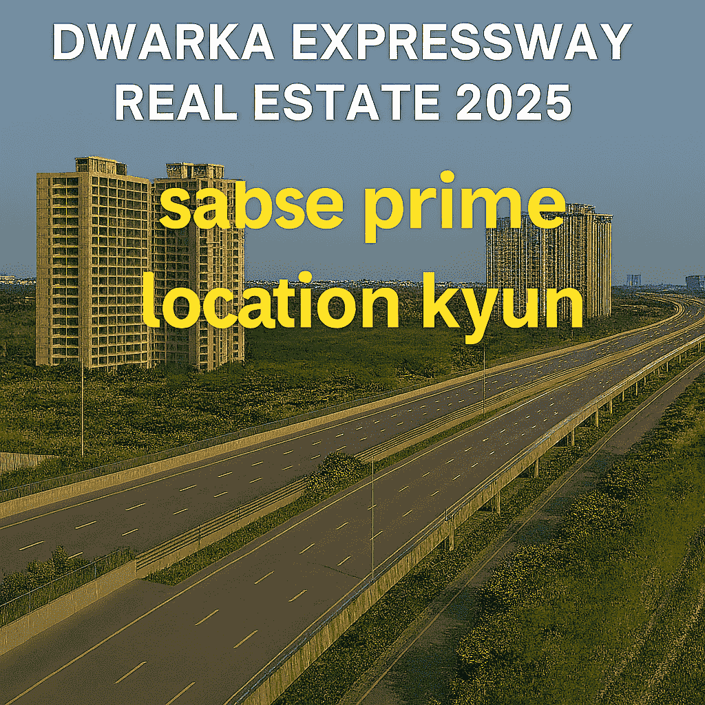 Dwarka Expressway real estate 2025 featured image showing prime location and modern infrastructure
