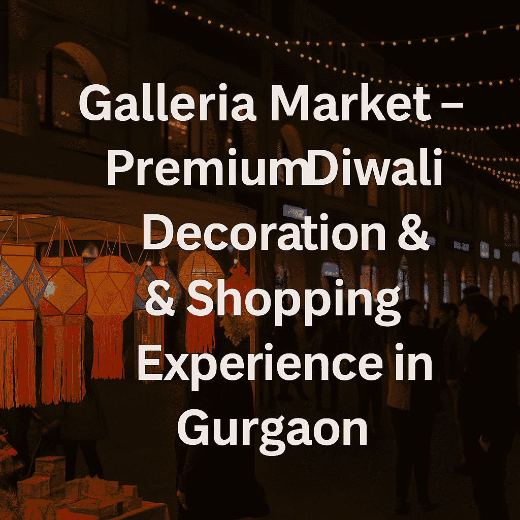 Galleria Market – Premium Diwali Decoration & Shopping Experience in Gurgaon