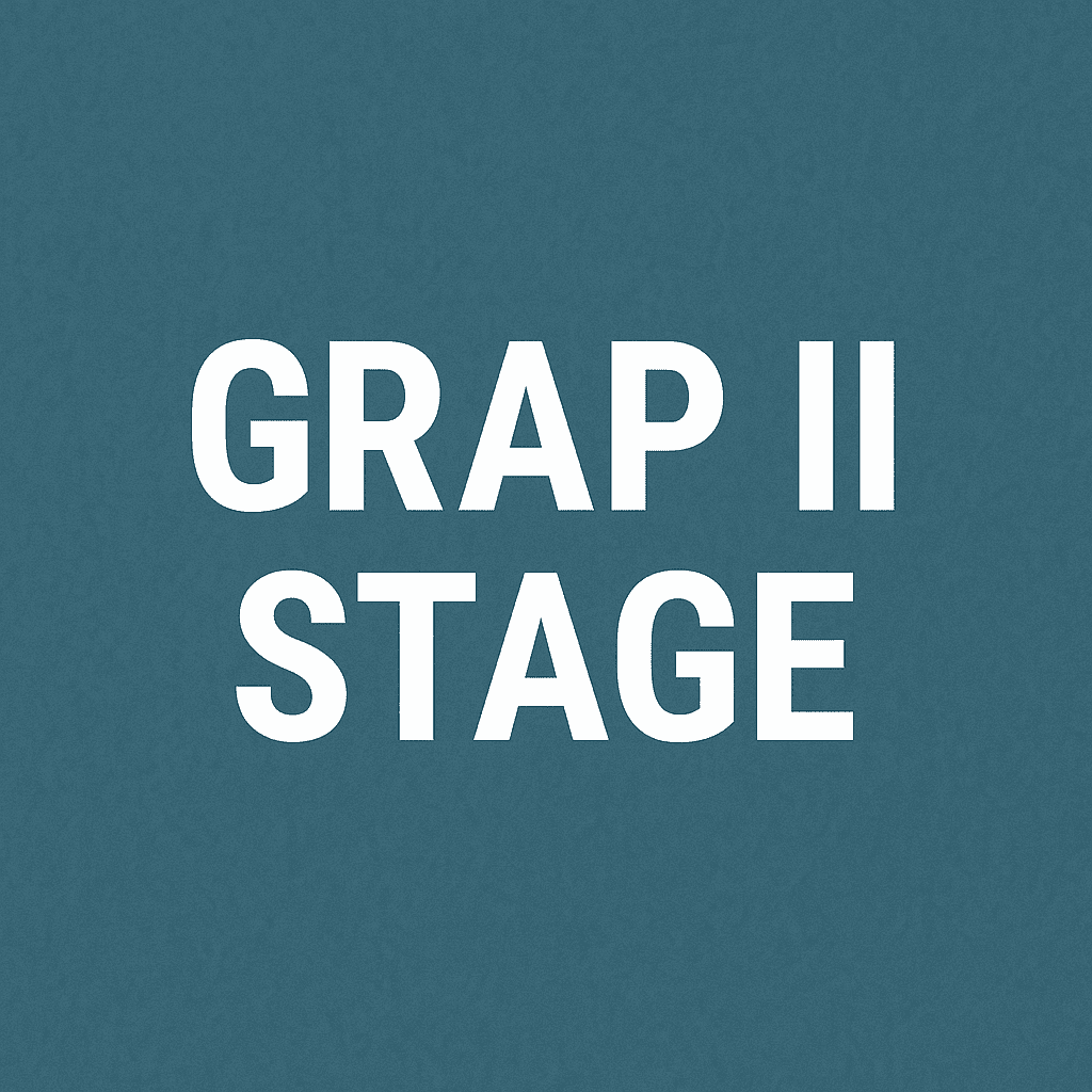 GRAP II Stage 2025 – दिल्ली NCR वायु नियंत्रण योजना