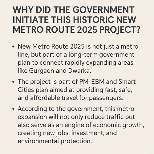 New Metro Route 2025