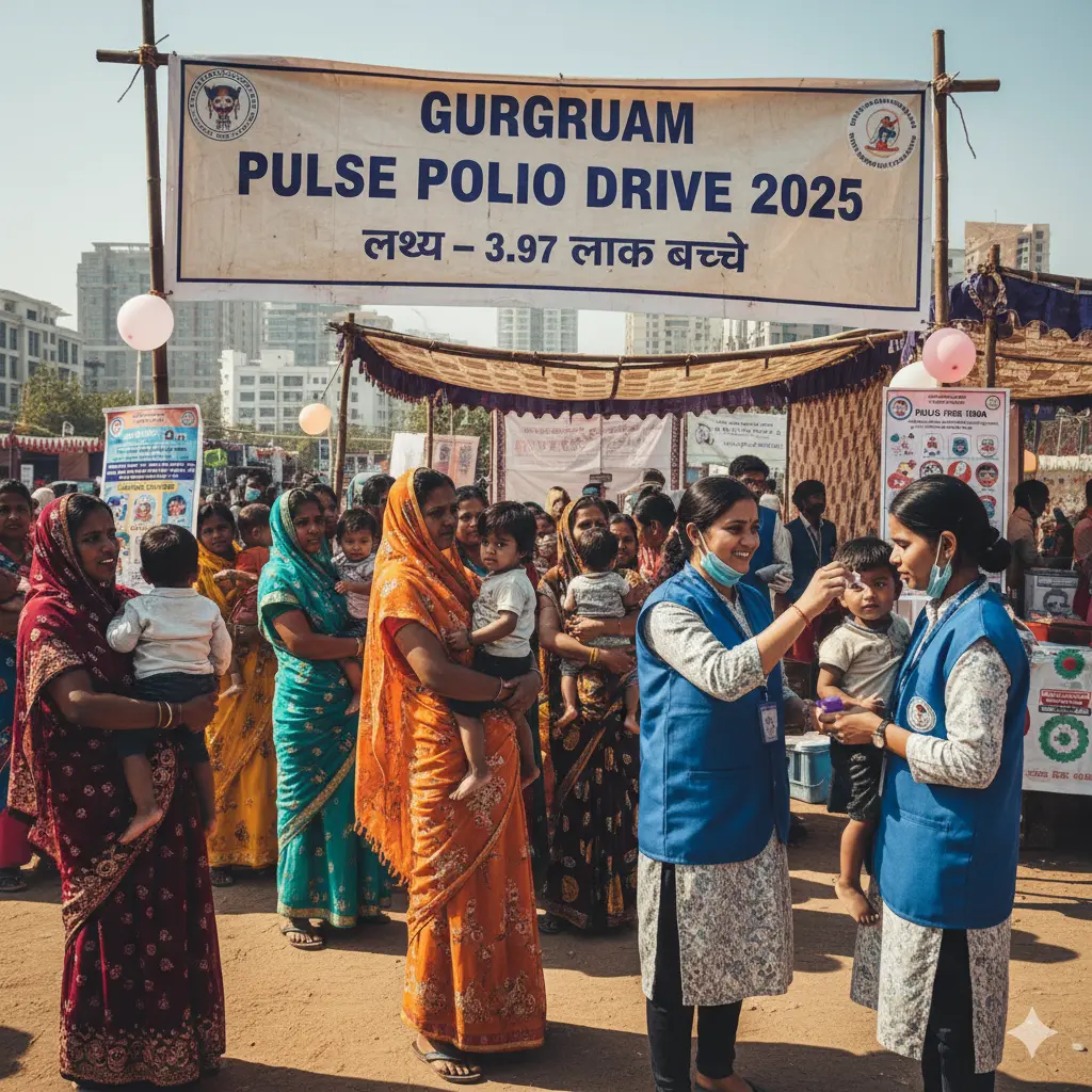 Pulse Polio Campaign Gurugram 