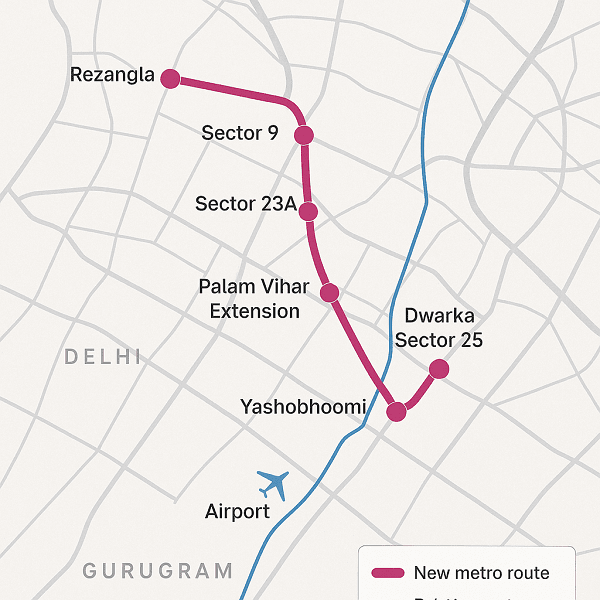 New Metro Route 2025