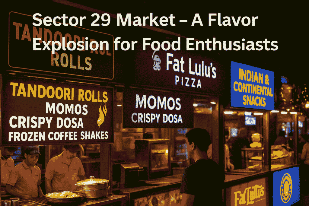 Sector 29 Market – A Flavor Explosion for Food Enthusiasts