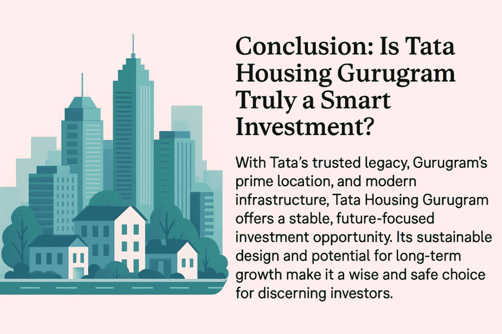 निष्कर्ष – क्या Tata Housing Gurugram सच में Smart निवेश है?