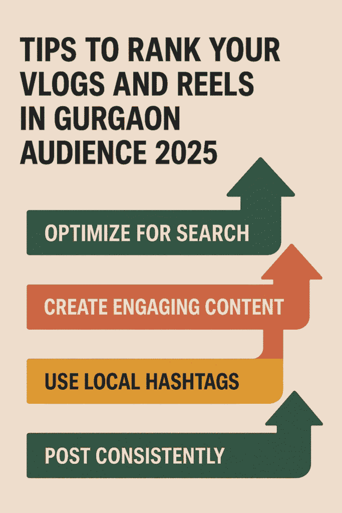 Tips to Rank Your Vlogs and Reels in Gurgaon Audience 2025