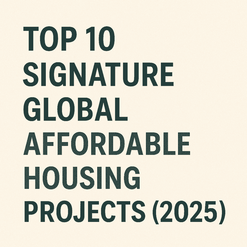 Top 10 Signature Global Affordable Housing Projects