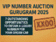 VIP Number Auction Gurugram 2025