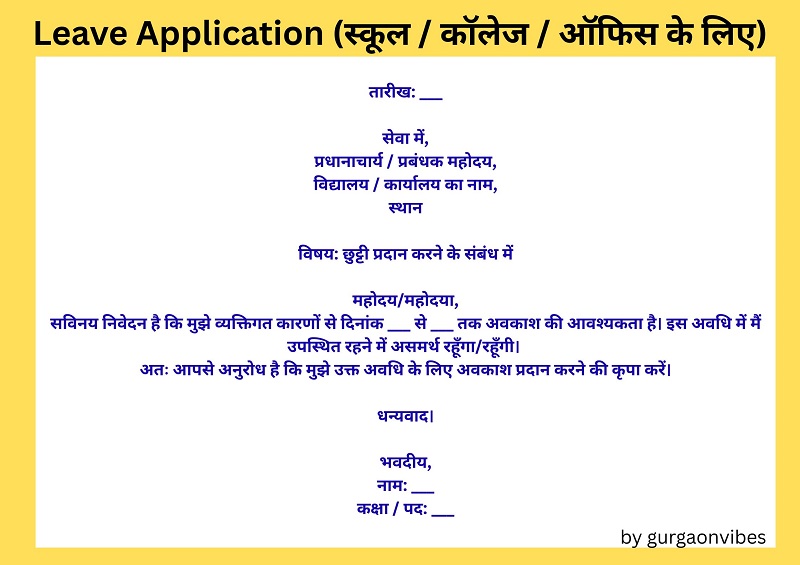 Aavedan Patra Kaise Likhen