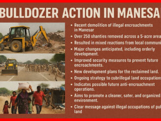 Bulldozer Action In Manesar