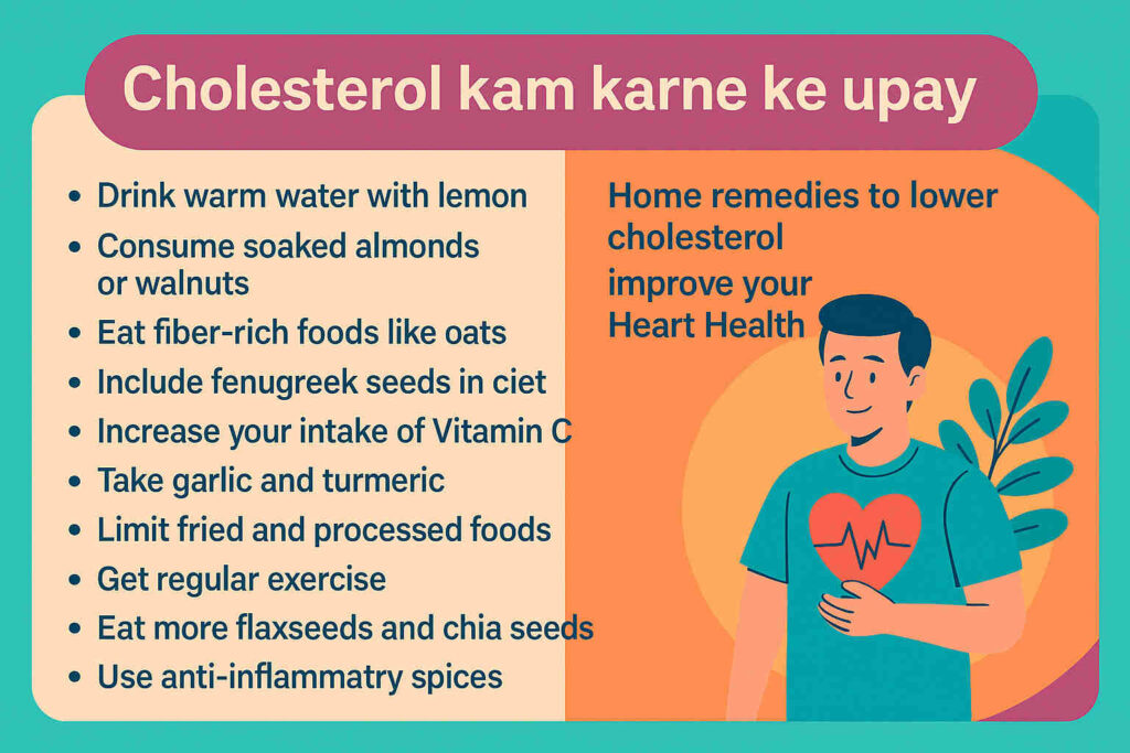 Cholesterol kam karne ke upay