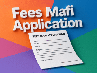 Fees Mafi Application in Hindi