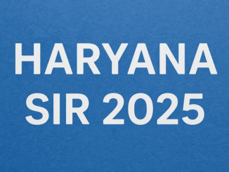 Haryana SIR 2025