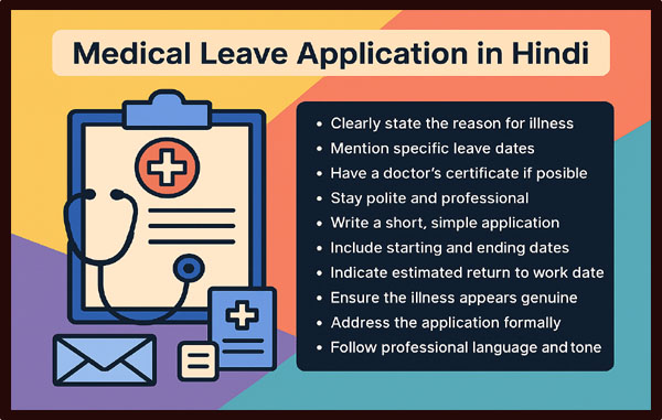 Medical Leave Application in Hindi