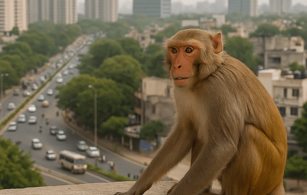 गुरुग्राम बंदर आतंक