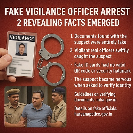 Fake Vigilance Officer Arrest