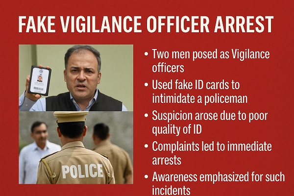 Fake Vigilance Officer Arrest