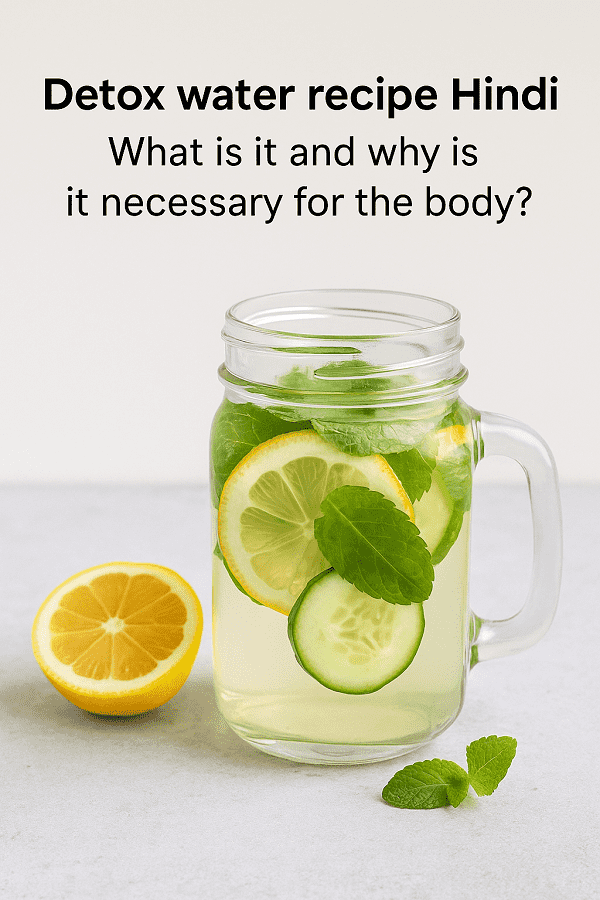 Detox water recipe Hindi