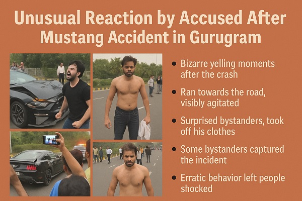 Mustang Accident Gurugram