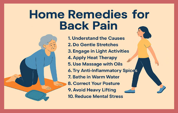 Kamar dard ka gharelu ilaj