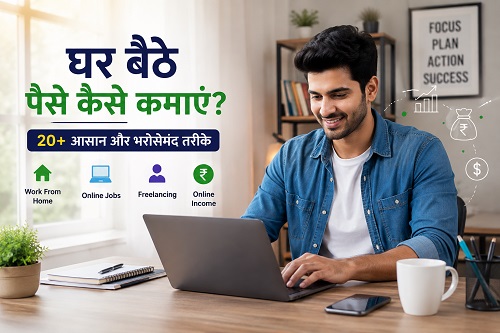 घर बैठे पैसे कैसे कमाएं – 20+ आसान और भरोसेमंद तरीके