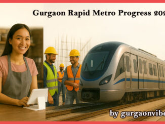 Gurgaon Rapid Metro Progress 2025