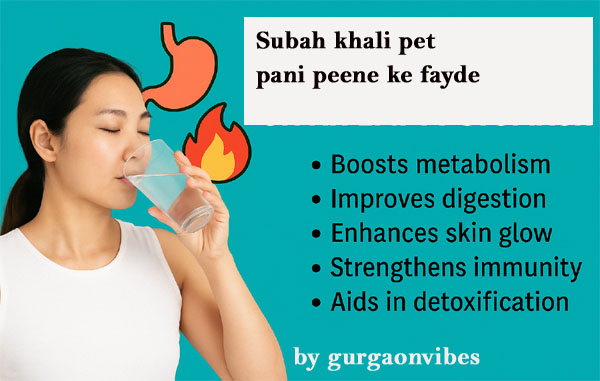 Subah khali pet pani peene ke fayde