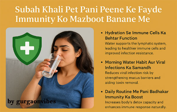 Subah khali pet pani peene ke fayde