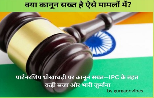 गुरुग्राम में पार्टनरशिप धोखाधड़ी