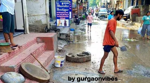 गुरुग्राम जलभराव समस्या