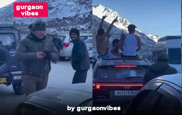 हिमाचल में गुरुग्राम के कार स्टंटबाज