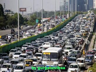 Rajiv Chowk Traffic Jam Gurugram