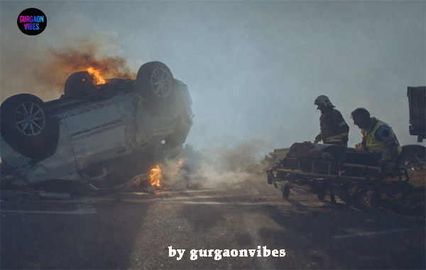 गुरुग्राम में सड़क हादसा