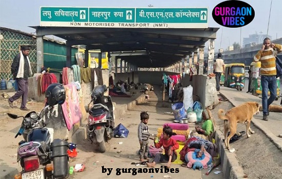 राजीव चौक अंडरपास गुरुग्राम बंद