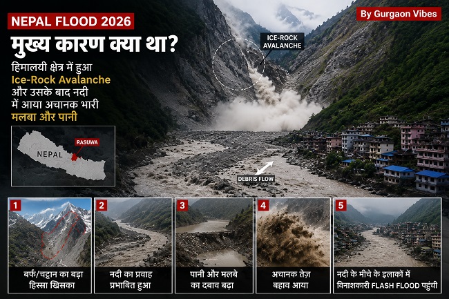 Nepal Flood 2026 का मुख्य कारण क्या था?