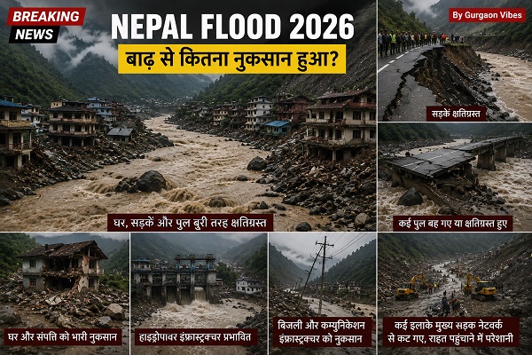 Nepal Flood से कितना नुकसान हुआ?