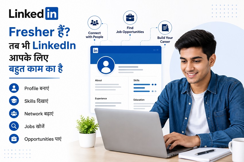 Fresher के लिए LinkedIn पर नौकरी और Career Opportunities खोजने के तरीके